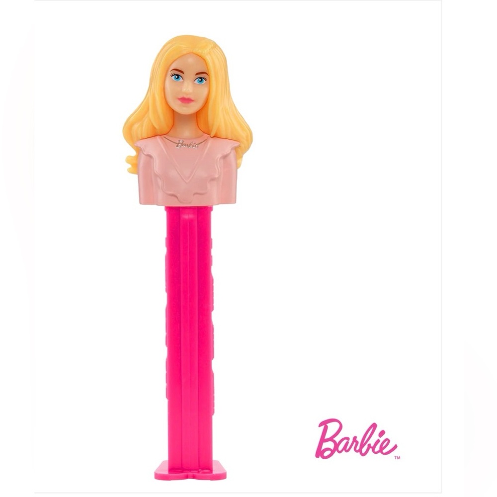 Barbie PEZ Dispenser 2024 Blonde Hair Candy Set NEW - Picture 3 of 3
